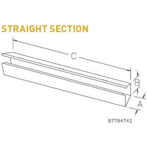 Hoffman F1010G60, Straight Section, Type 1, 10.00x10.00x60.00, Steel/Gray Hoffman F1010G60, Straight Section, Type 1, 10.00x10.00x60.00, Steel/Gray