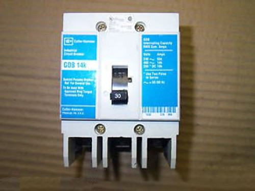 Cutler Hammer GDB GDB3030 3 Pole 30 amp Circuit Breaker