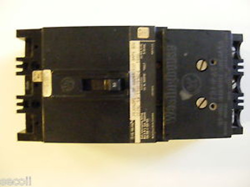 FB3050PL  Westinghouse 3 Pole 50 Amp 600 Volt De-on Tri Pac Circuit Breaker Used