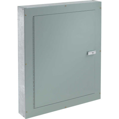 Hoffman ATC18124F, Telephone Cabinet, Flush Mount, 18.00X12.00X4.00, Galvanized/Gray