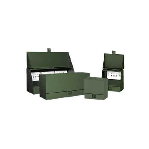 Hoffman UJ306724M2, Sectionalizing Cabinet, 30.00X67.00X24.00, Steel/Green