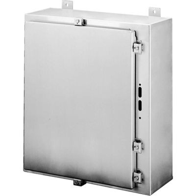 Hoffman A24HS2508SS6LP, Disc. Encl W/Clamps, Type 4X, 24.00X25.38X8.00, SS Type 316L