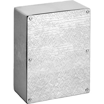 Hoffman A202012GSC, Galvanized Box /Screw Cover, 20.00X20.00X12.00, Galvanized
