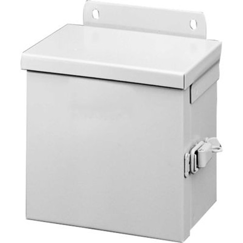Hoffman A12R106HCR, Hinged Cover, Medium, Type 3R, 12.00X10.00X6.00, Galvanized/Paint Hoffman A12R106HCR, Hinged Cover, Medium, Type 3R, 12.00X10.00X6.00, Galvanized/Paint