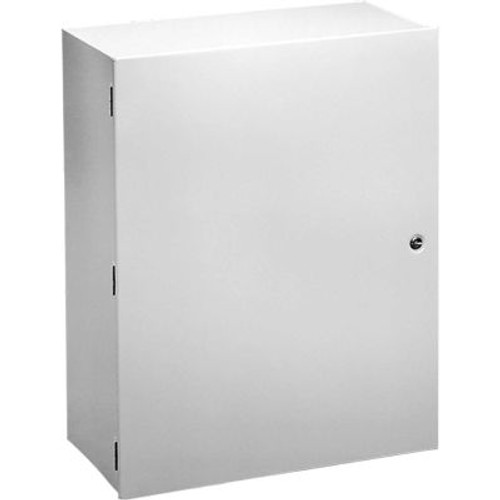 Hoffman A20N16BLP, Medium Type 1 Enclosure, 20.00X16.00X8.62, Steel/Gray