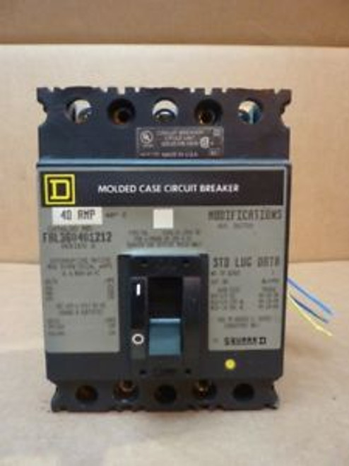 Square D Circuit Breaker FAL360401212, 40 Amp 31995