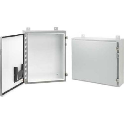 Hoffman A423010LP Wall Mount, Type 12/13 Encl, 42.00x30.00x10.00, Steel/paint