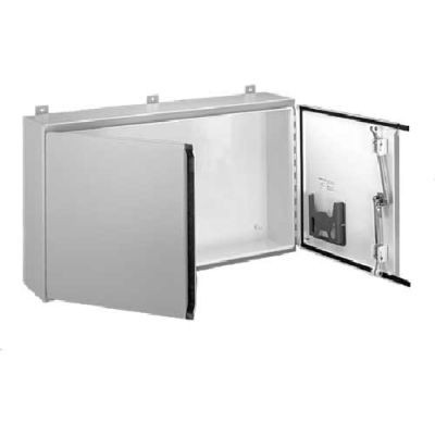 Hoffman A244208WFLP Two Door Wall-Mtg, Type 12 Encl, 24.00x42.00x8.00, Steel/paint