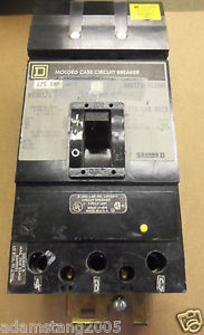 SQUARE D KH KH36175 3 POLE 175 AMP BREAKER GREY FACE CHIPPED