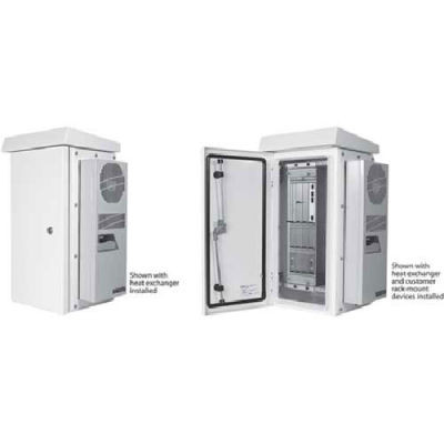 Hoffman EGVM1 COMLINE™ Vertical Mount Cab, 23.23x12.68x0.35in, Use With XR20 Heat Exchanger