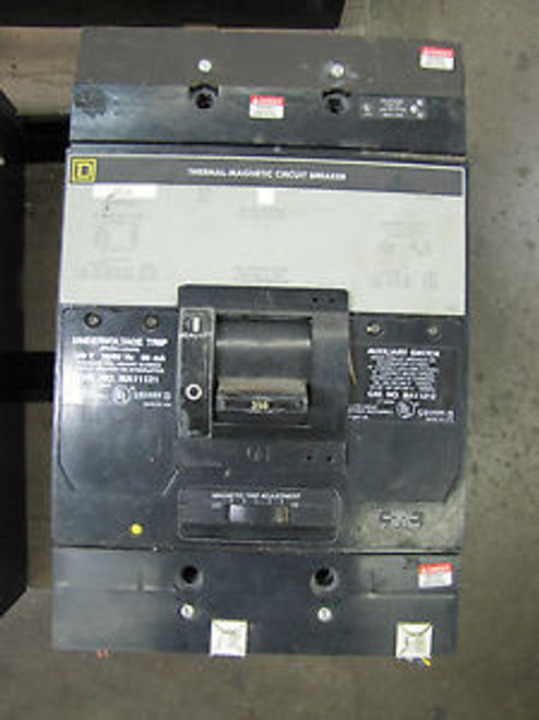 SQUARE D THERMAL MAGNETIC CIRCUIT BREAKER 350A 350 AMP A MAL MHL363501121