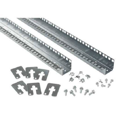 Hoffman PRA197TH Rack Angles,19 in.Thru-Hole(2), Fits 700mm, Steel/zinc