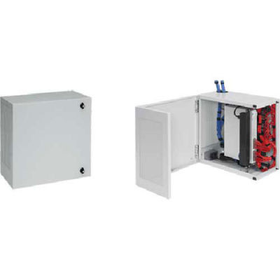 Hoffman DBL482412G L-BOX™ L-Box Wall Mount Cab, 48.00x24.00x12.00