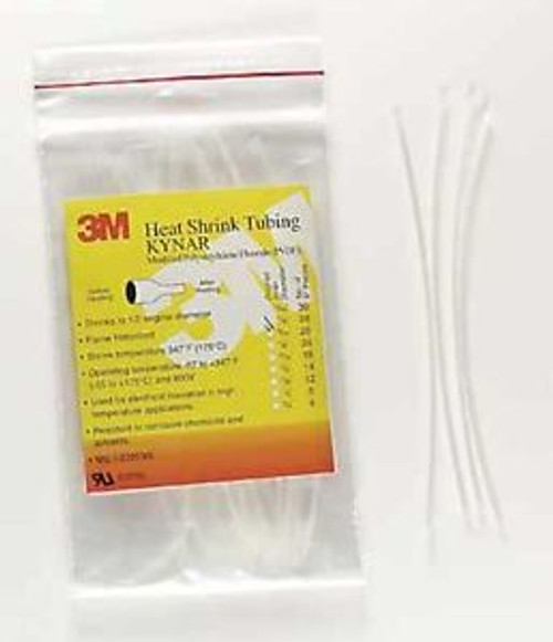 3M Mfp-1/4-Clear Pk100 Heat Shrink,Poly,0.25 In G5659936