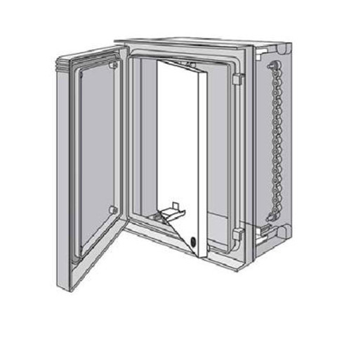 Hoffman UU6050SP Swing-Out Panel, Fits 625x513mm, Steel/White