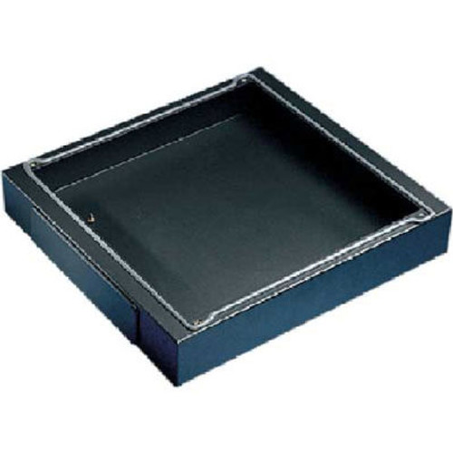 Hoffman PB185 100mm Solid Base, Fits 800x50, Steel/Black