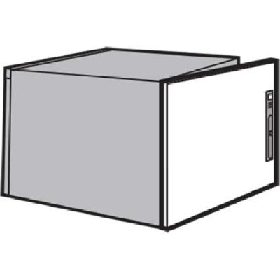 Hoffman PDS7A8R, Drs For Rear of PROLINE™ Sloped Tops, Fits 882x800mm, Steel