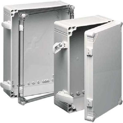 Hoffman Q604018PCIQRCCR, QLINE™ J Box, Clear Cvr, Type 4X/QR, 22.83x14.96in, 6.5in