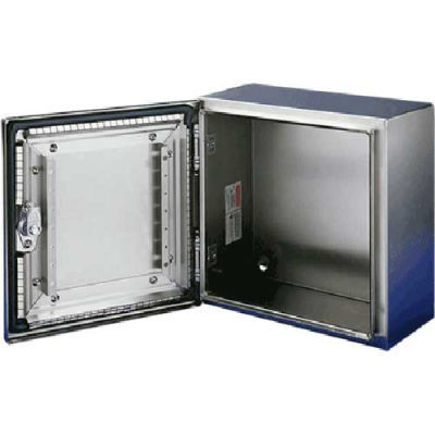 Hoffman CSD20166EMCSS, CONCEPT™ EMC Enclosure, Type 4X, 20.00x16.00x6.00in, SS Type 304