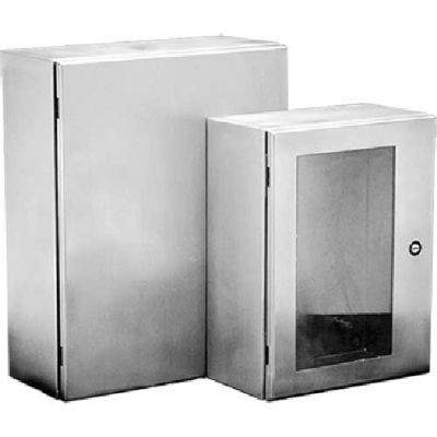 Hoffman CSD24248SS, CONCEPT™ Wall Mt Encl, Type 4X, 24.00x24.00x8.00in, SS Type 304