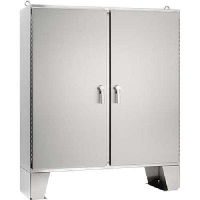 Hoffman A62H4812SSLP3PT, 2 Dr W/3 Pt Ltch, Type 4X, 1576x1221x306mm, SS Type 304