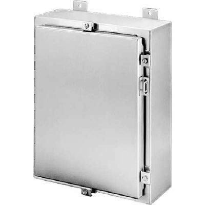 Hoffman A36H2410SS6LP, Continuous Hinge W/Clamps, Type 4X, 36.00x24.00x10.00in, SS Type 316L