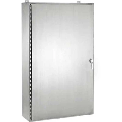 Hoffman A30H2412SSLP3PT, Continuous Hinge W/3-Point Ltch, Type 4X, 30.00x24.00x12.00in, SS Type 304