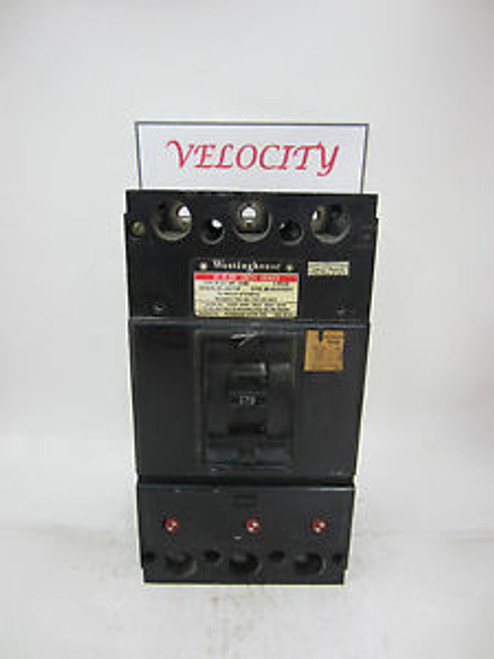 WESTINGHOUSE JA3175W 3 Pole 175 Amp 600 Volt Circuit Breaker