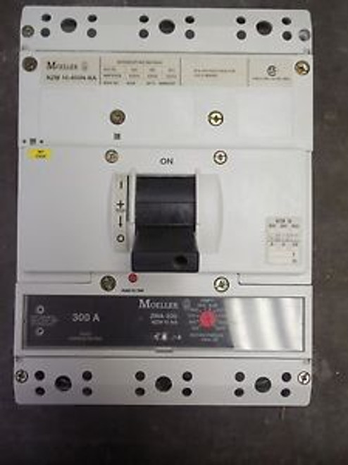 Moeller Circuit Breaker NZM10-400N-NA 400A Amp 3P w. ZMA-300-NZM10-NA 300A Trip