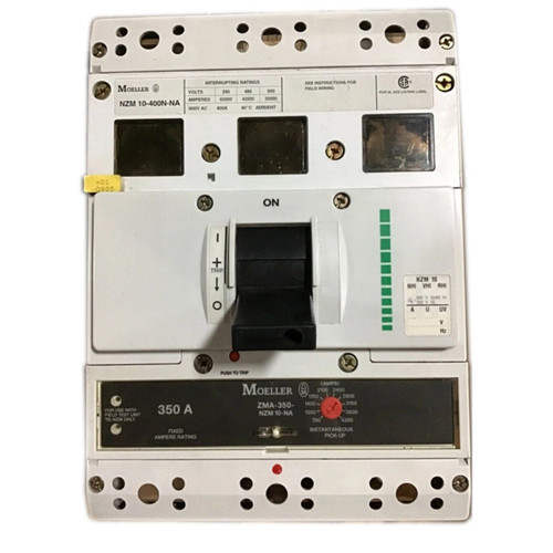 Moeller Circuit Breaker Nzm10-400N-Na 400A Amp 3P 350A Trip