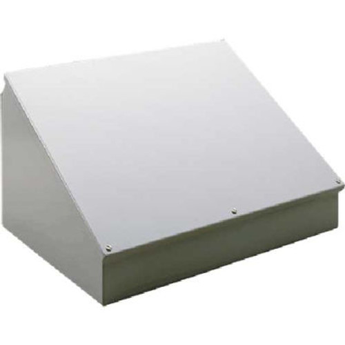 Hoffman C8C20SS, Consolet, Sloped Cover, Type 12, 8.00x20.00x7.09in