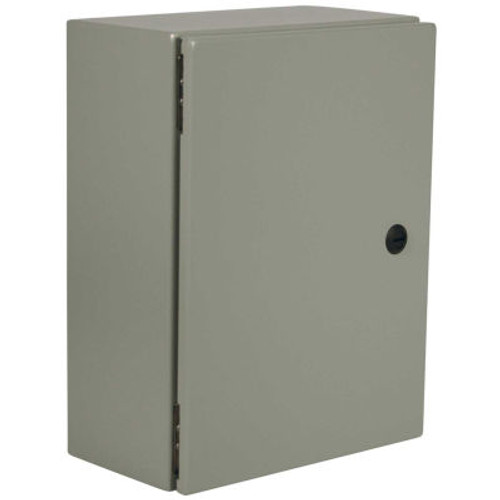 Hubbell-Wiegmann N412242408C Wall Mount Enclosure, NEMA 4/12, 24"L x 24"W x 8"H, Steel