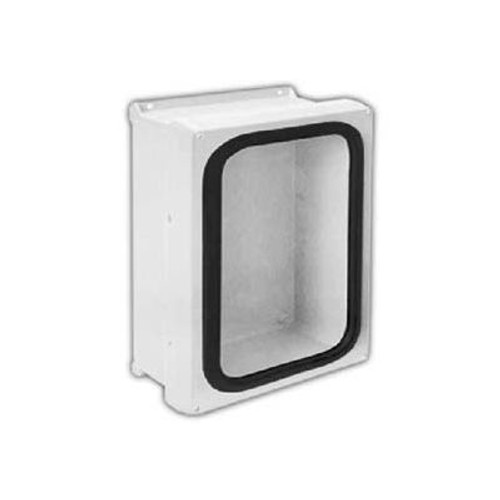 Vynckier Vjg1614Hw Vjg 16" X 14" Non-Metallic Enclosure, Gasket Window, Hinge, 2 Corner Screws