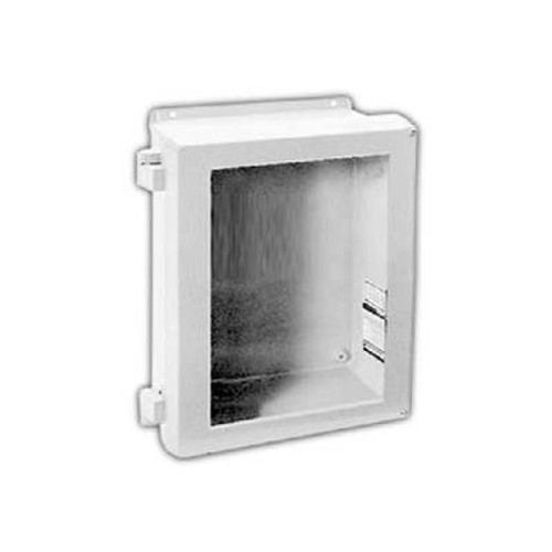 Vynckier Vjb1412Nhw Vjb 14" X 12" Non-Metallic Enclosure/Bonded Window/Non-Metallic Hinge/2 Screws