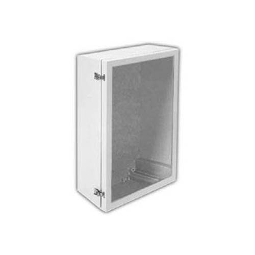 Vynckier Anb1208Pl Aria 12" X 8" Non-Metallic Enclosure, Bonded Window, Padlockable Latches