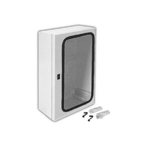 Vynckier ANG1208FPHA ARIA 12" X 8" Non-Metallic Enclosure, Gasket Window, 1/4 Turn Handle Enclosures