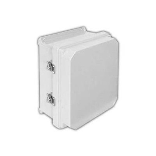 Vynckier Rvj1614Nhwll2 Rvj 16" X 14" Non-Metallic Enclosure/Raised Cover/2 Twist Latch