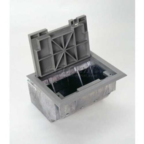 Wiremold AF3-YC Floor Box Box W/Gray Carpet Cover & Trim