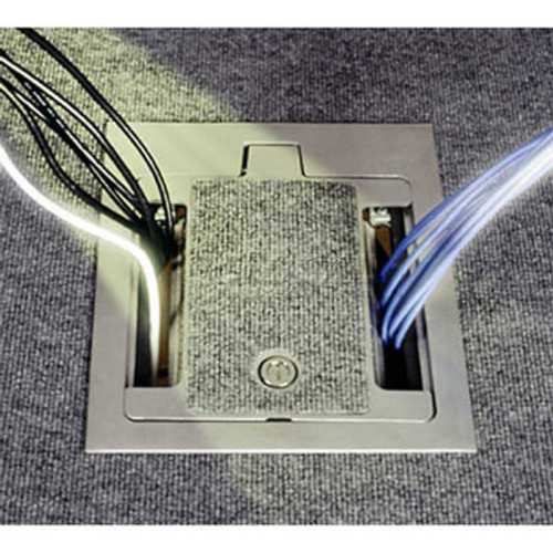 Wiremold RFB9 Floor Box 9-Gang Recessed Floor Box