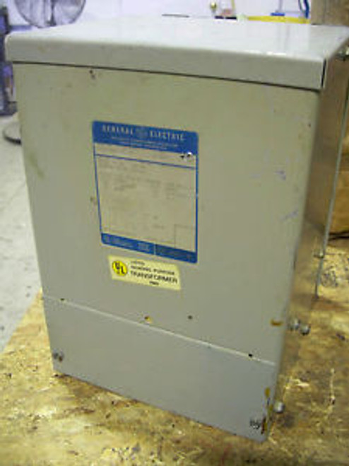 GE TRANSFORMER CAT9T21B1004G02 PRI 240/480V SEC 120/240V