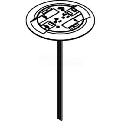 Wiremold RC3CTCBK Poke-Thru Flange & Slide Holder Assembly, Black