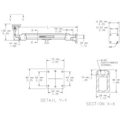 Hoffman A723018FS, Free-Stand, Single/Dual Access, Type 12, 72.06X30.06X18.06, Steel/Paint