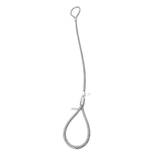 Lift America S104027 Wire Rope Sling 1-1/2"X 12' Eye & Eye, 32000/42000/84000 Lbs Cap