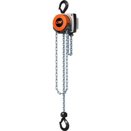 CM Hurricane 360A°Hand Chain Hoist, 1 Ton, 20 Ft. Lift