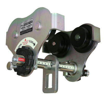 OZ Lifting OZ05PBTA-OBH Push Beam Trolley 1/2 Ton Capacity