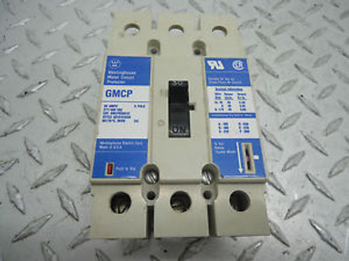 WESTINGHOUSE CIRCUIT BREAKER GMCP030H1C, 30AMP 3POLE 277/480VAC