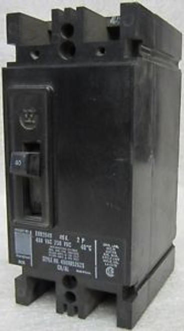 WESTINGHOUSE  EHB2040  480 VAC  40 Amp  2 Pole CIRCUIT BREAKER