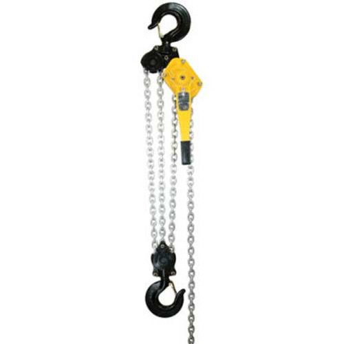 OZ Lifting Lever Hoist With Std. Overload Protection 9 Ton Capacity 15' Lift