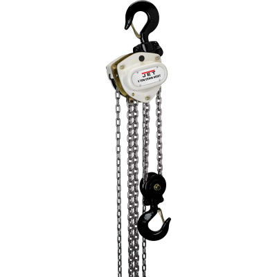 JETA® L100 Series Manual Chain Hoist w/Overload Protection 5 Ton,30 Ft Lift