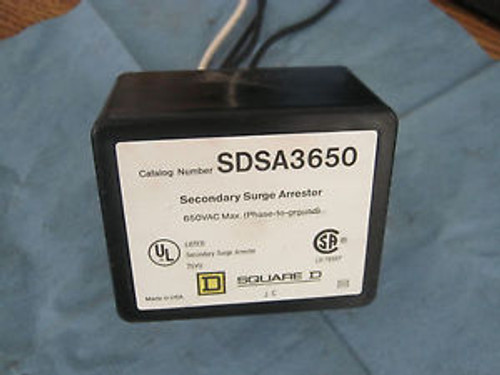 Square D  Catalog Number:  SDSA3650 Secondary Surge Arrestor.  650VAC Max. &lt